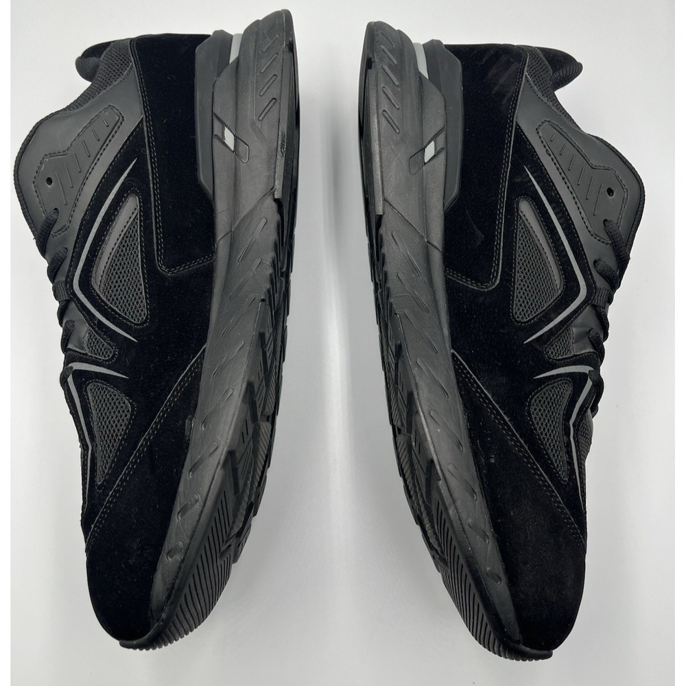 FitVille Rebound Core V1 Mens 15EEW Black Extra Wide Walking Sneakers - Picture 8 of 12